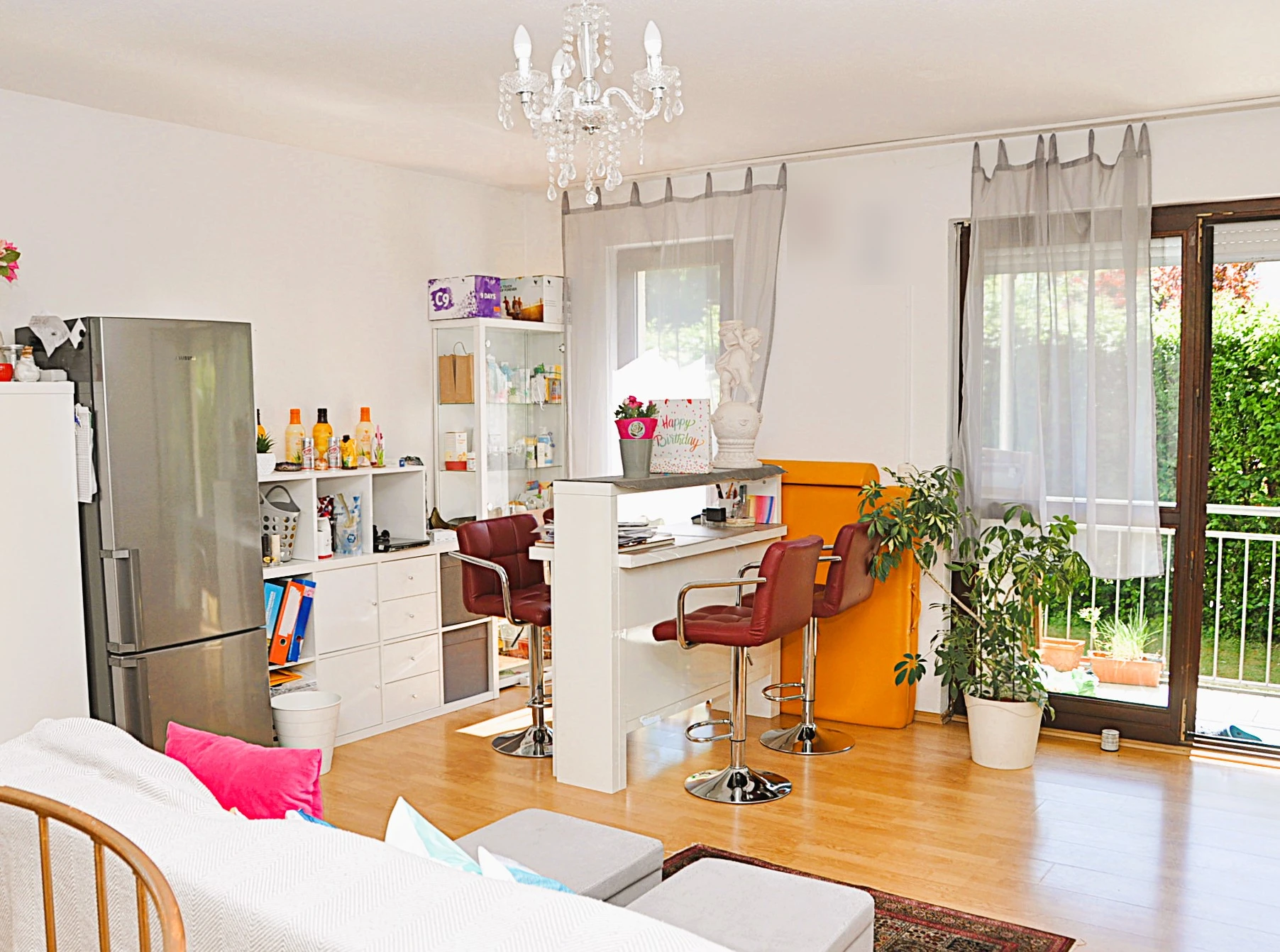 Living room with terrace access