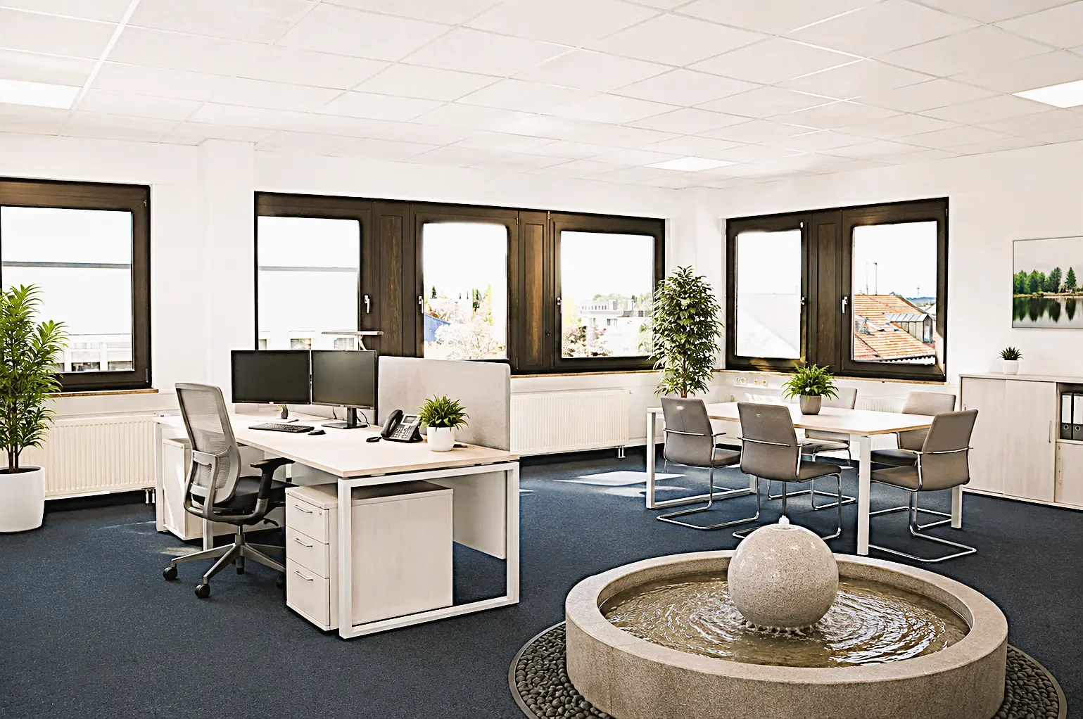 Office 3, virtually furnished