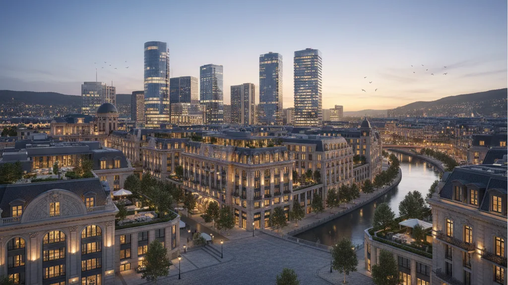 GARBE Urban Real Estate plans residential construction in Cologne's Deutz Harbour – AI-generated illustrative image